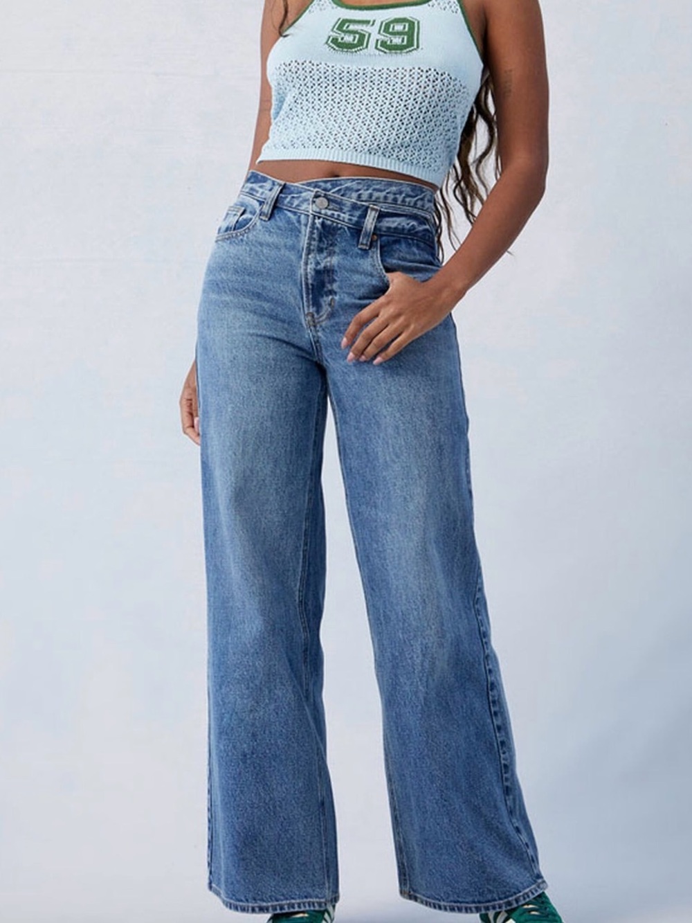 NWOT Pacsun High-Rise Straight Leg Women’s Jeans - Blue